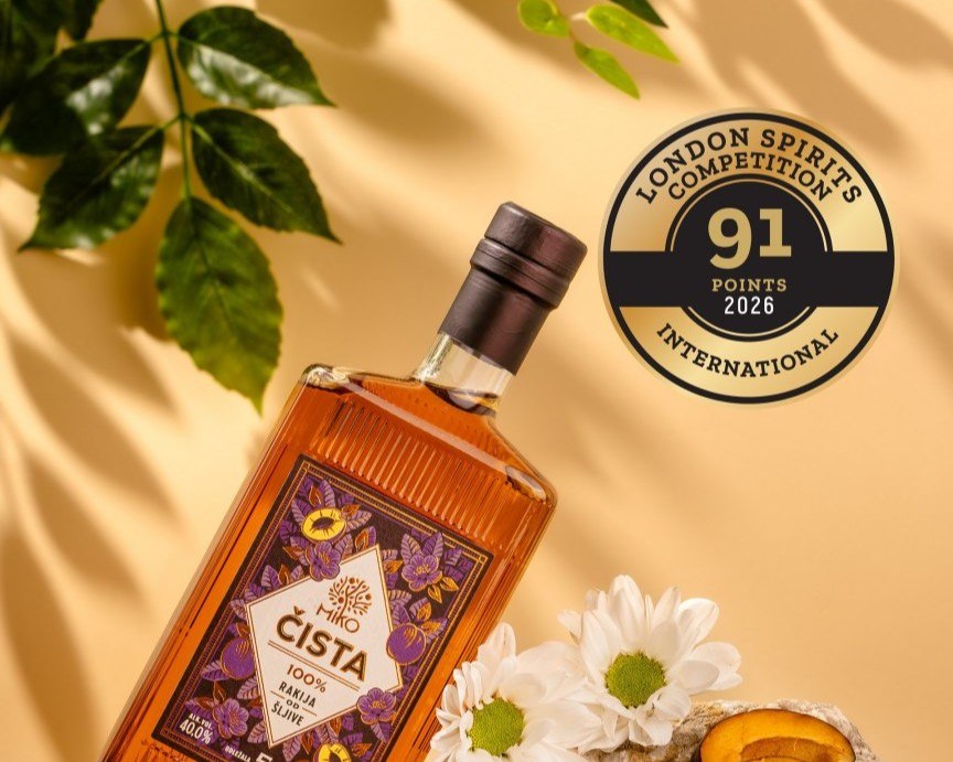 MIKO šljivovica osvaja zlato na London Spirits Competition